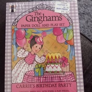 Vintage paper doll toy